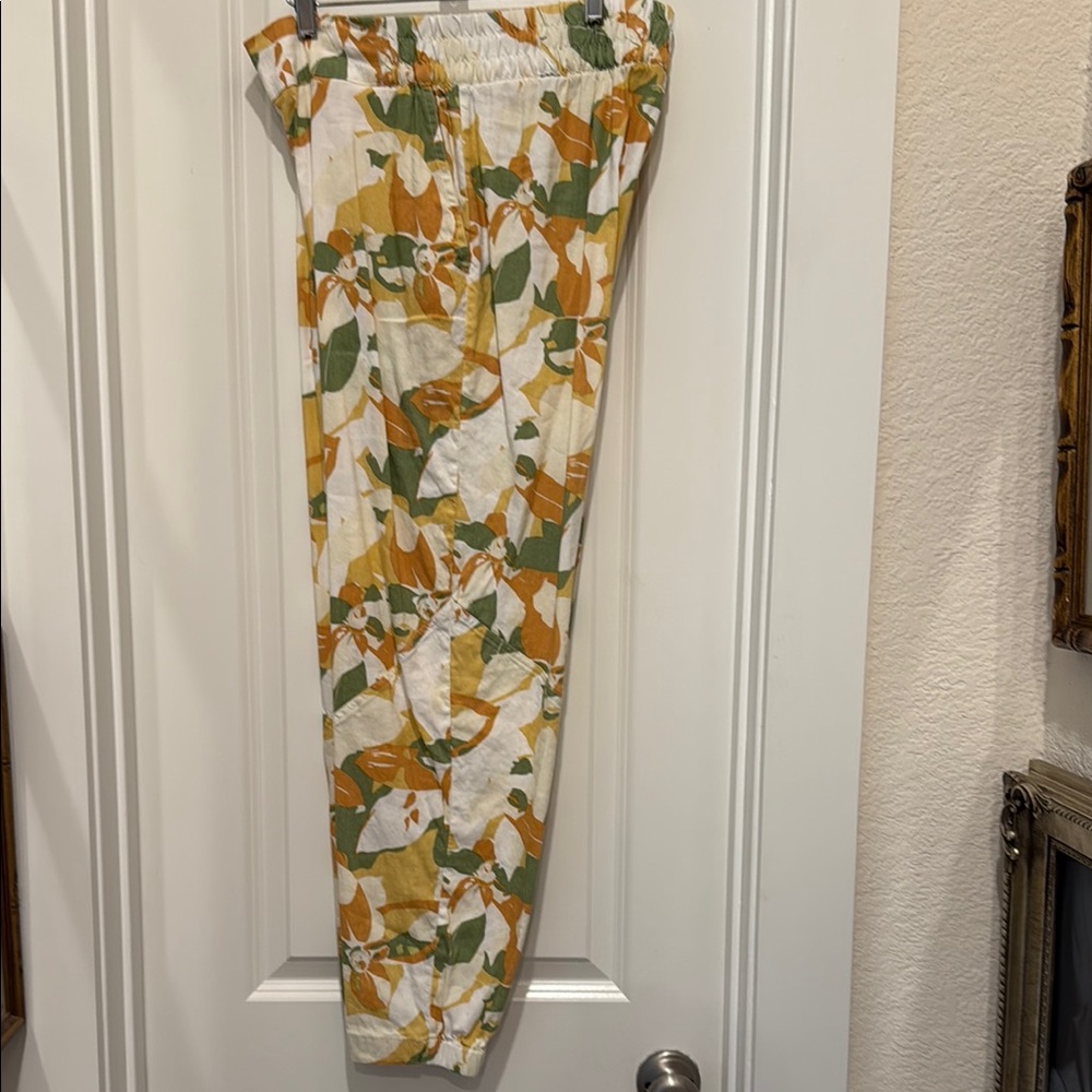 Floral Print Jogger Pants